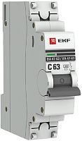Выключатель автоматический EKF PROxima ВА47-63 1п 63А C 4.5кА картинка